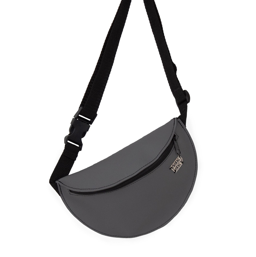 Bum Bag Eco Leather Grey